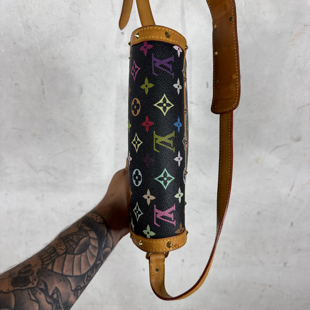 Louis Vuitton Black Murakami Messenger Bag