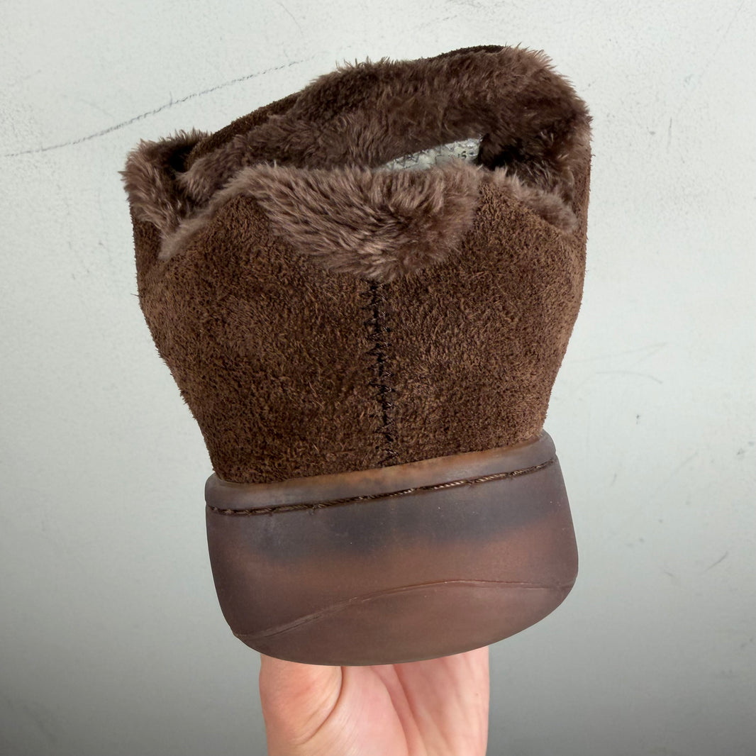 ERL Brown Suede Vamp Sneakers