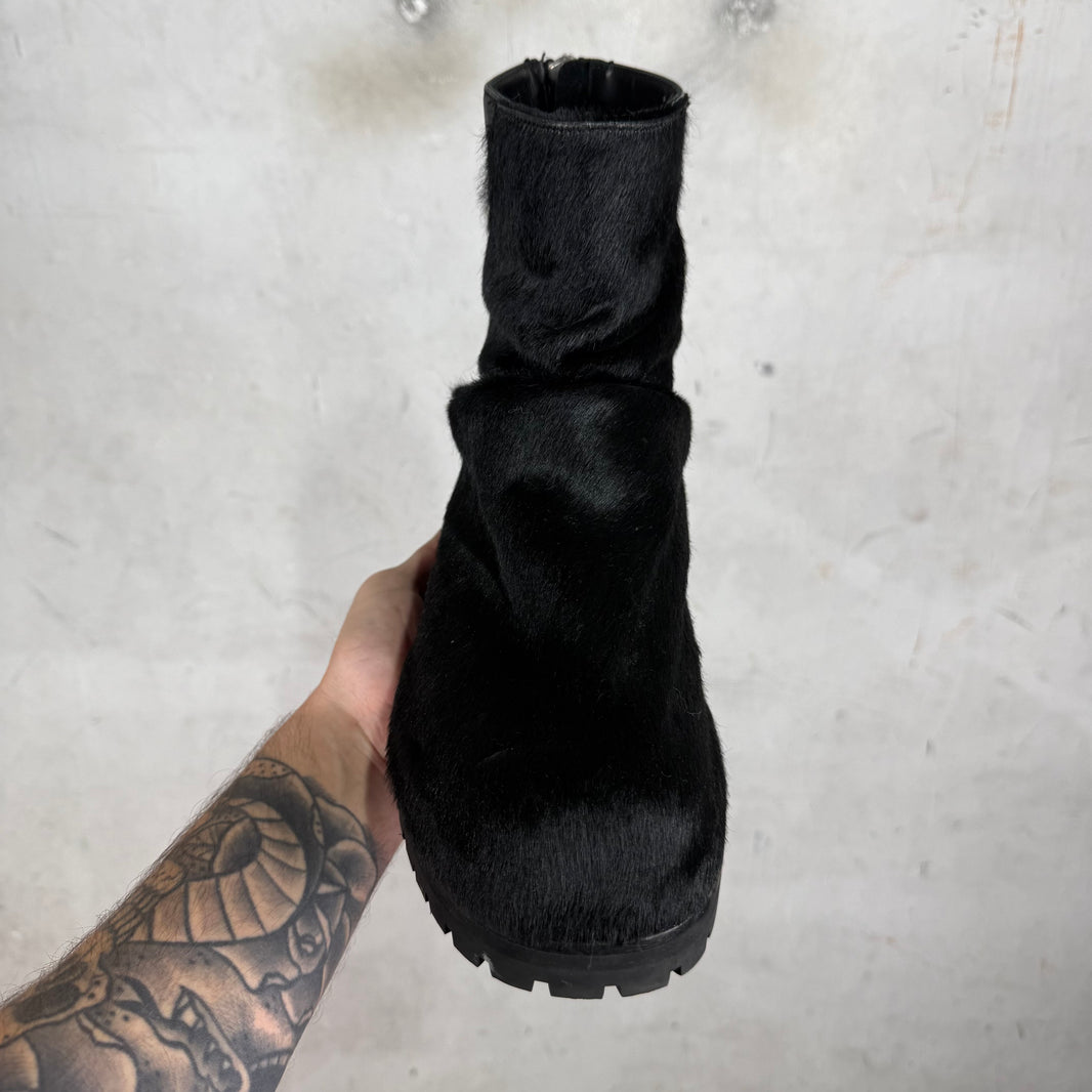 424 Pony Hair Marathon Boots