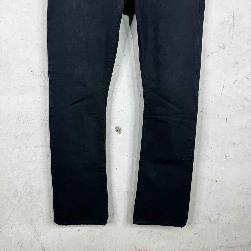 RRL Faded Black Canvas Pants