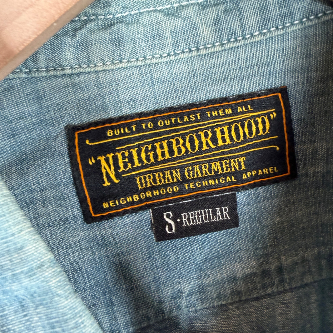 Neighborhood Stencil Denim Shirt