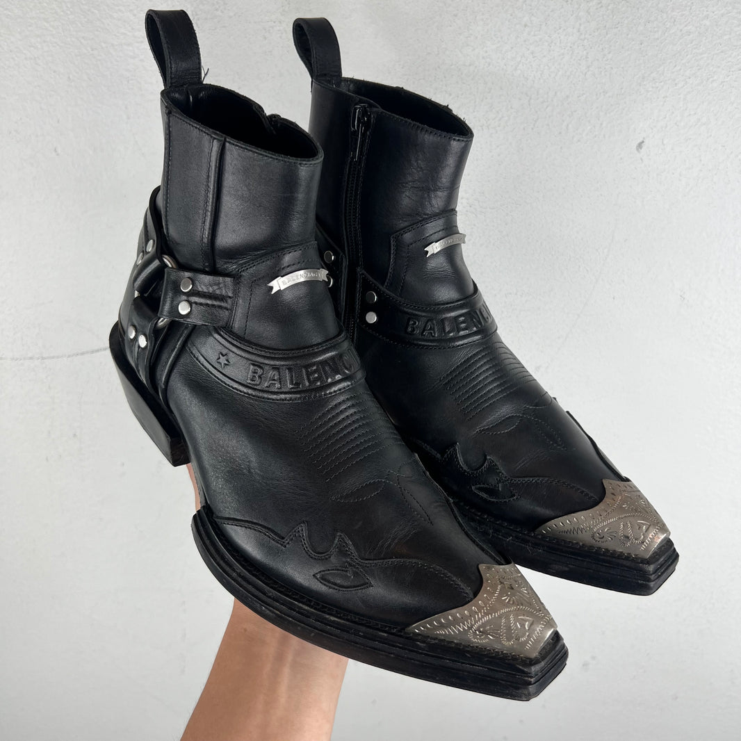 Balenciaga Santiago Harness Boots