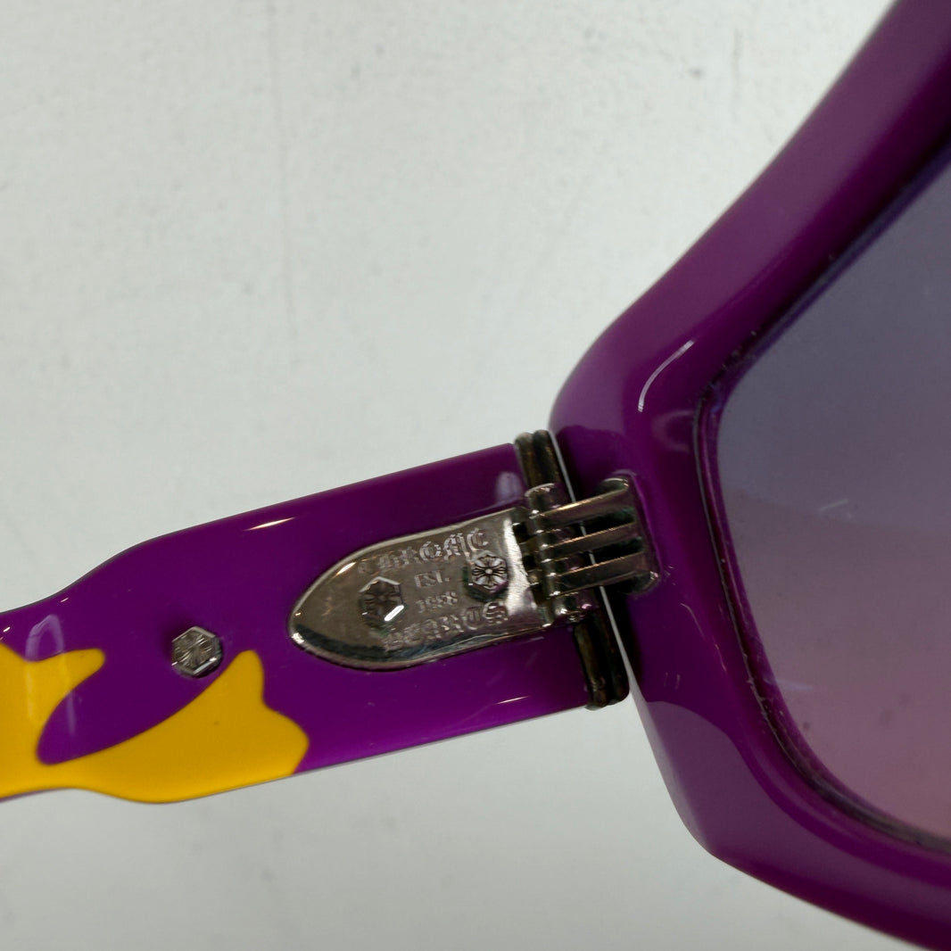 Chrome Hearts Purple Zelda Sunglasses
