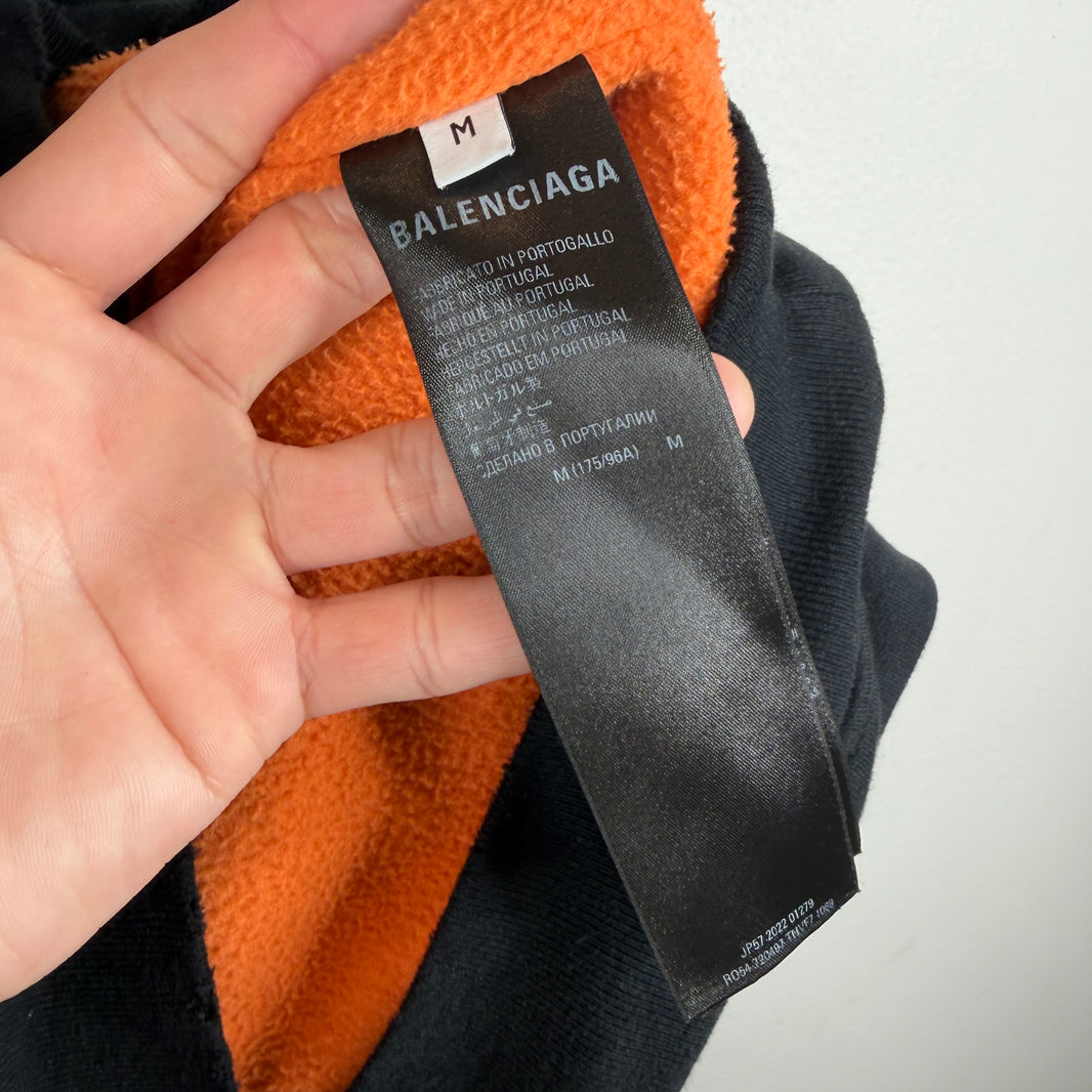 Balenciaga 3B Cotton Hooded Bomber Jacket