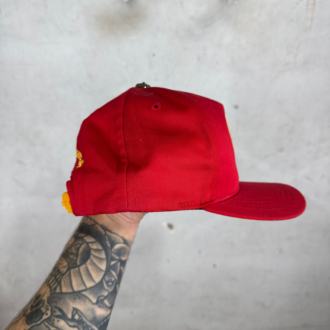 Chrome Hearts Red/ Yellow CH Baseball Hat