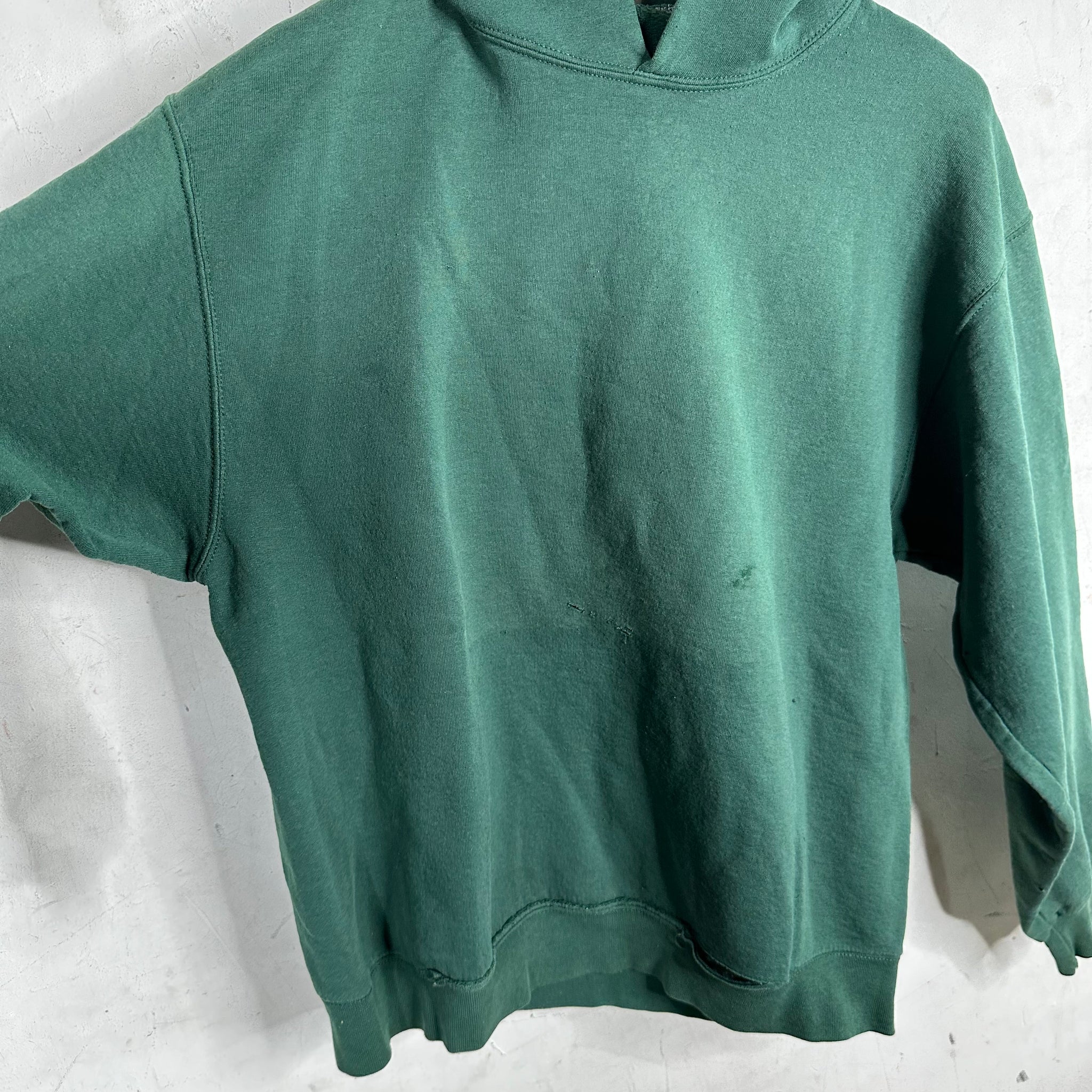 Vintage 70s-ish Blank Green Hoodie