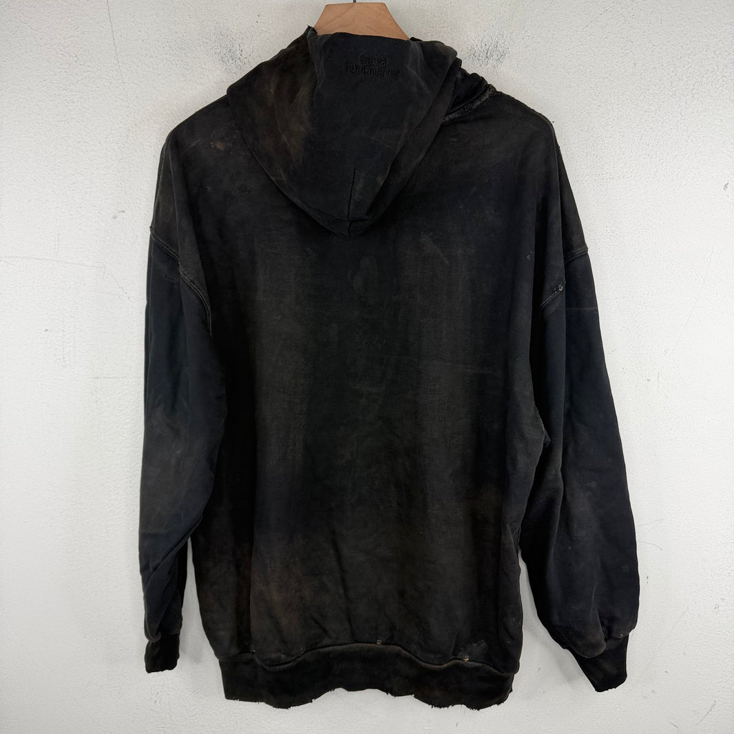 Balenciaga Mud Show Zip-Up Hoodie