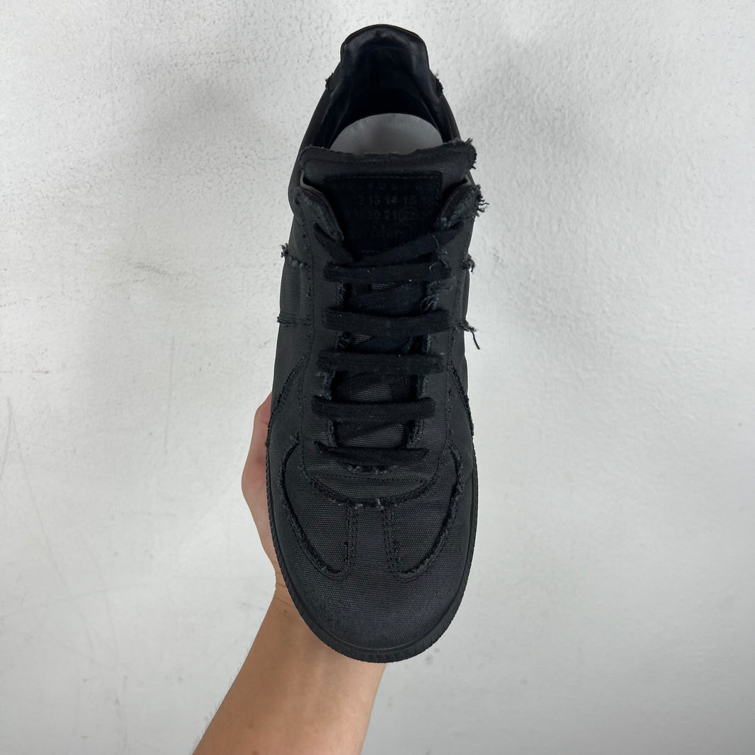 Margiela Black Canvas Replica Sneakers