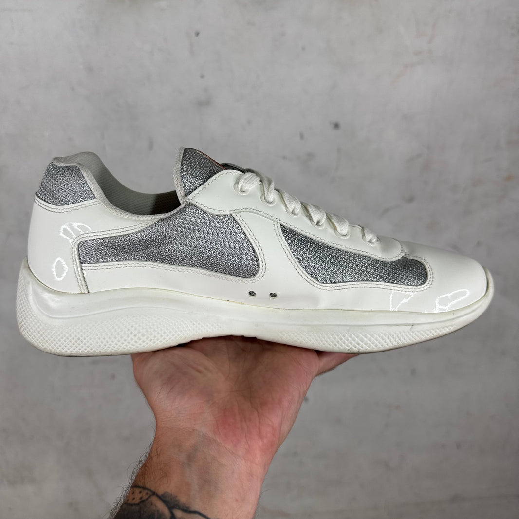 Prada White Patent Americas Cup