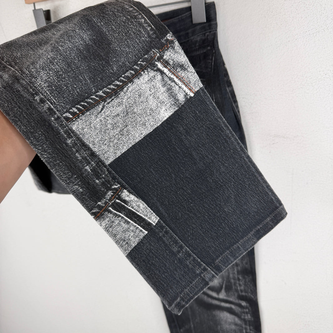 JPG Slim Trompe Printed Denim Jeans