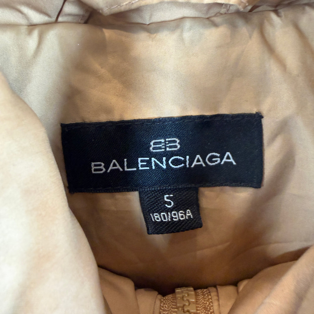 Balenciaga Tan BB Puffer Jacket