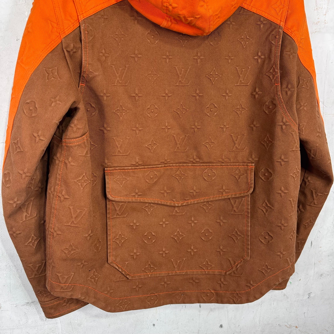 Louis Vuitton Orange Monogram Work Jacket