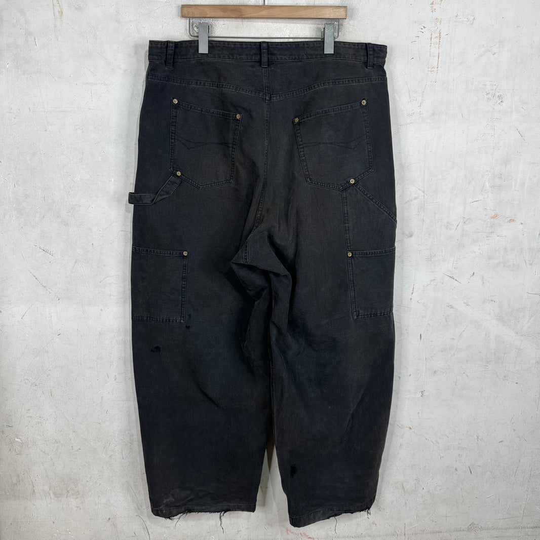 Balenciaga Washed Baggy Drawstring Carpenters