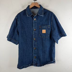 Louis Vuitton Sample Denim Button-Up Shirt