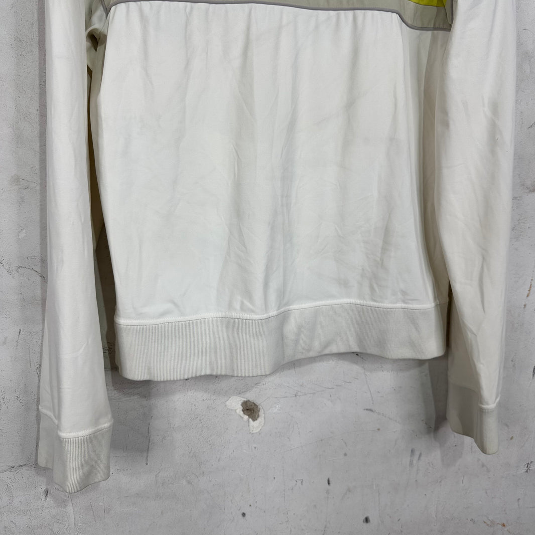 Prada Paneled Red Bar Track Jacket