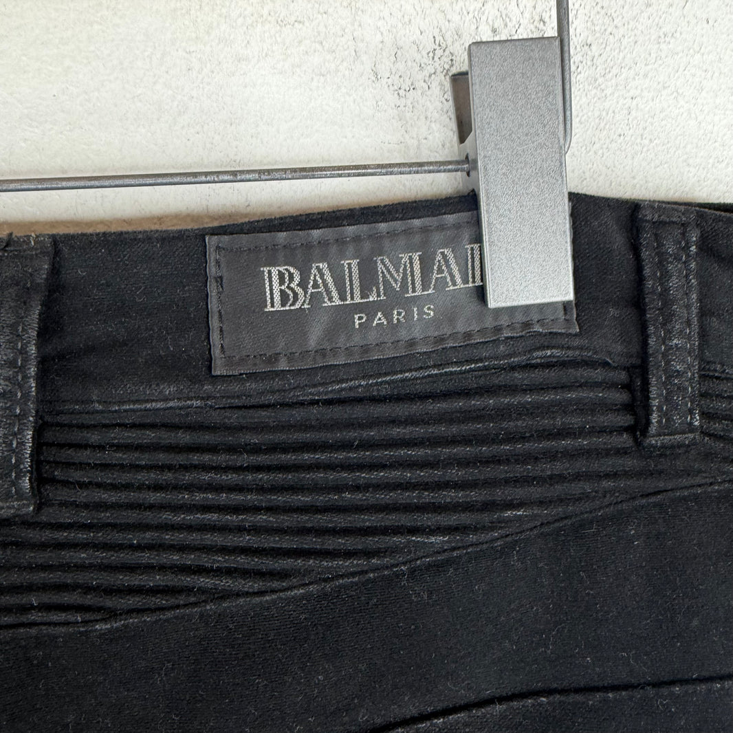 Balmain Heavy Cotton Biker Pants