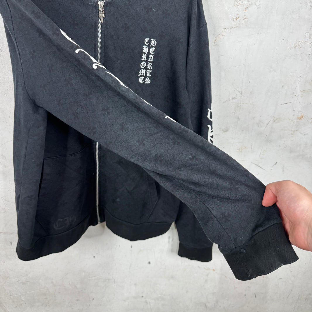 Chrome Hearts Monogram Plus Zip Hoodie