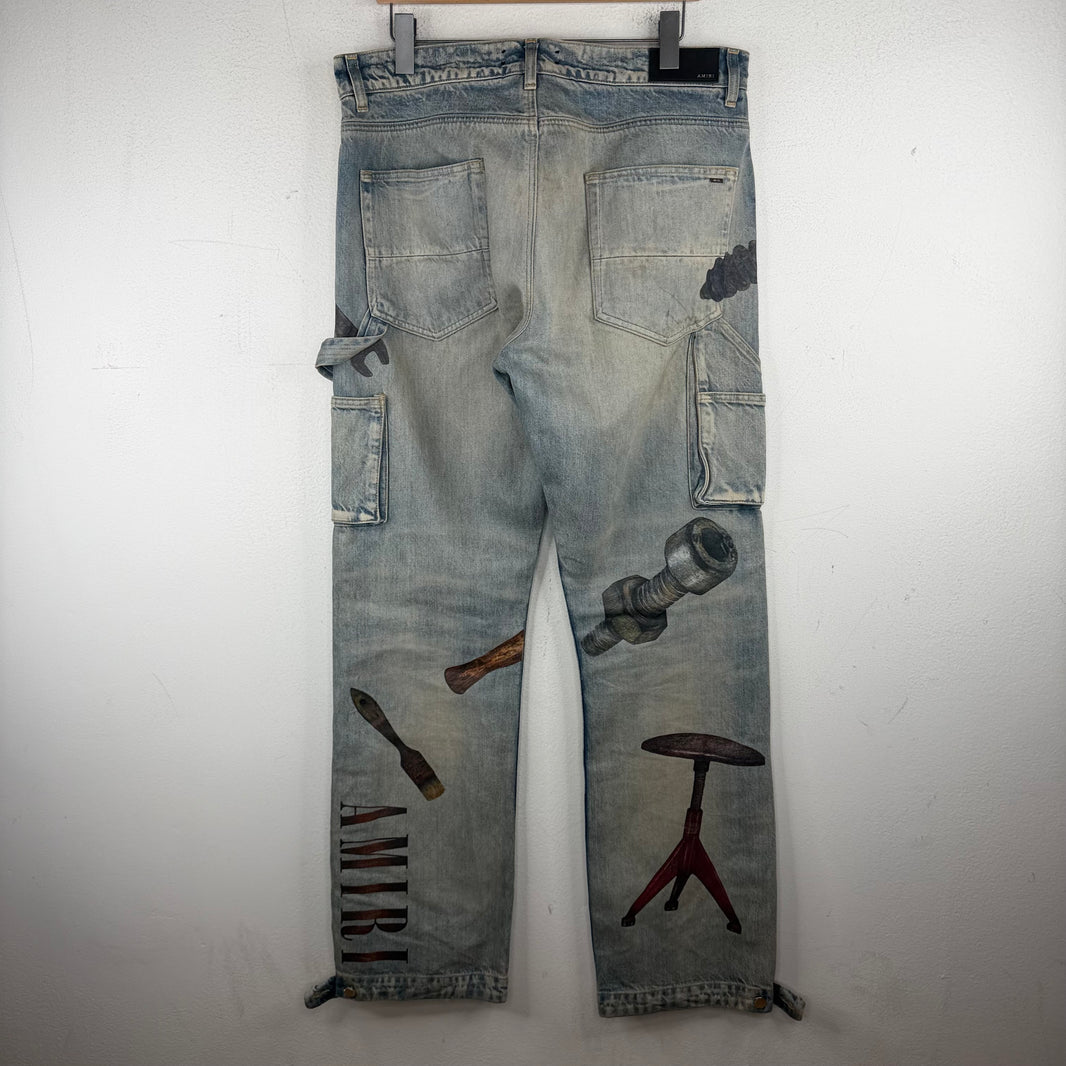 Amiri Tools Double Knee Jeans
