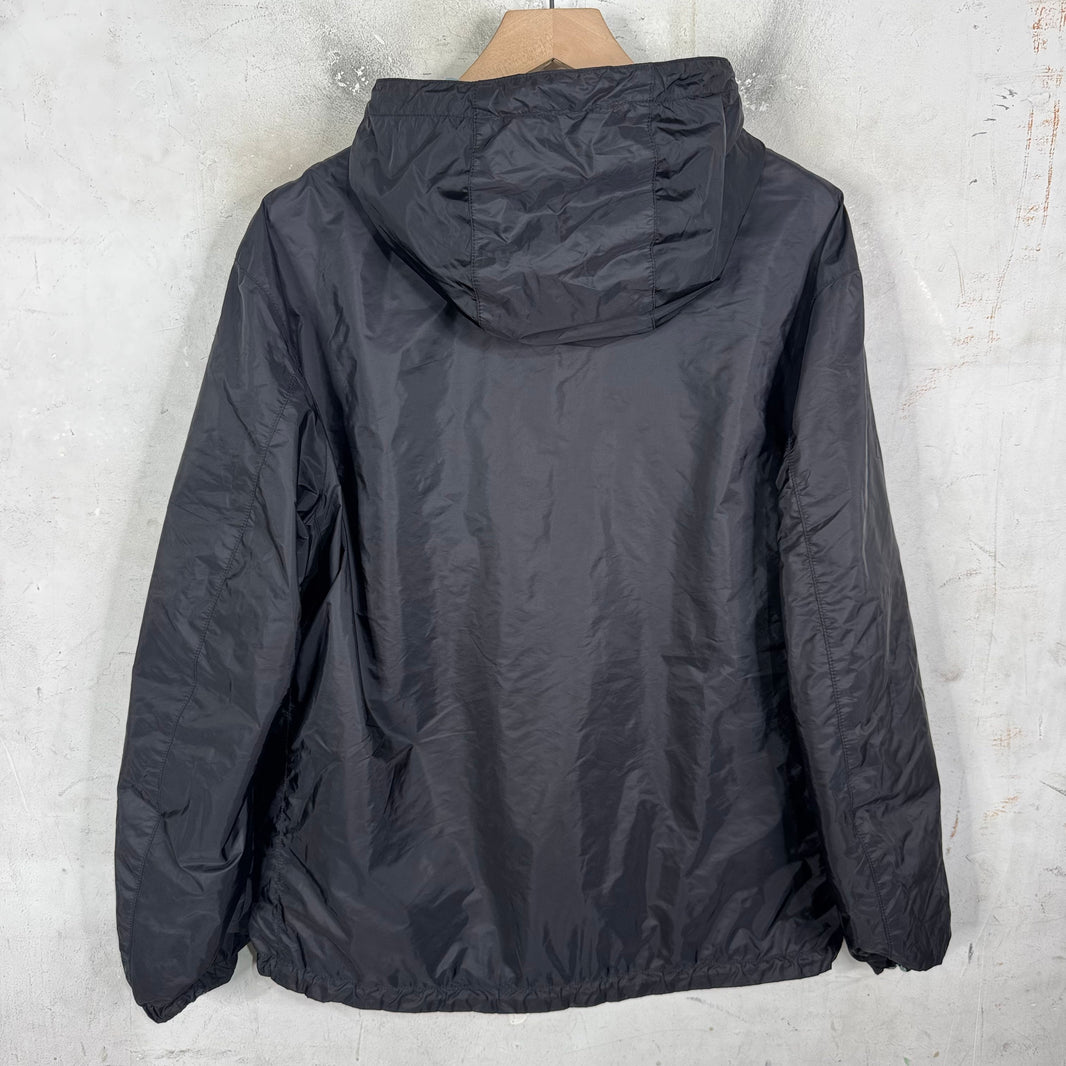 Prada Renylon Striped Reversible Windbreaker