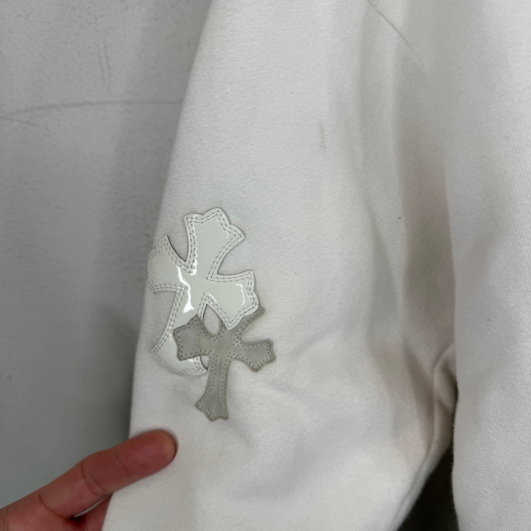 Chrome Hearts White 22 Patch Sweater