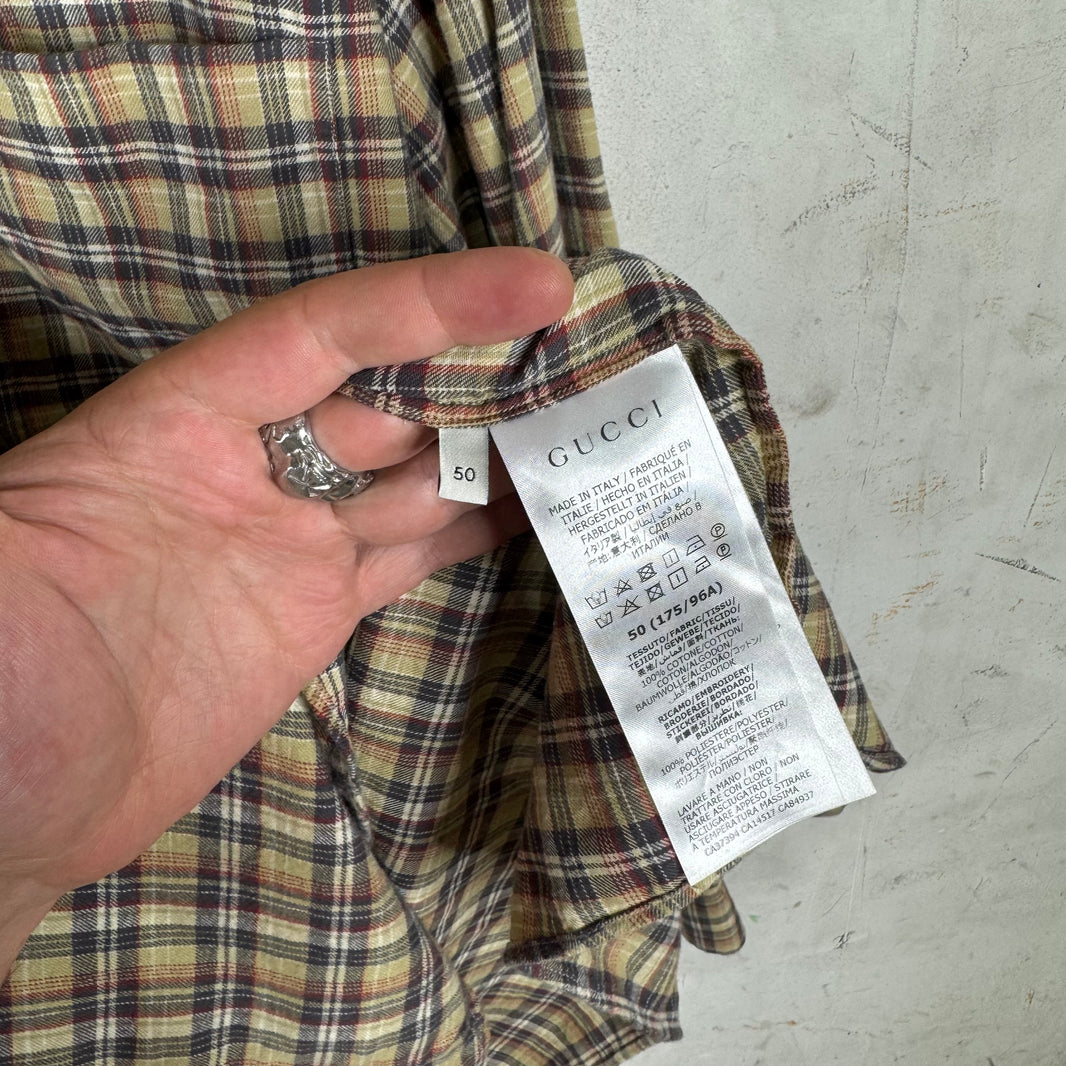 Gucci Plaid Bird Flannel