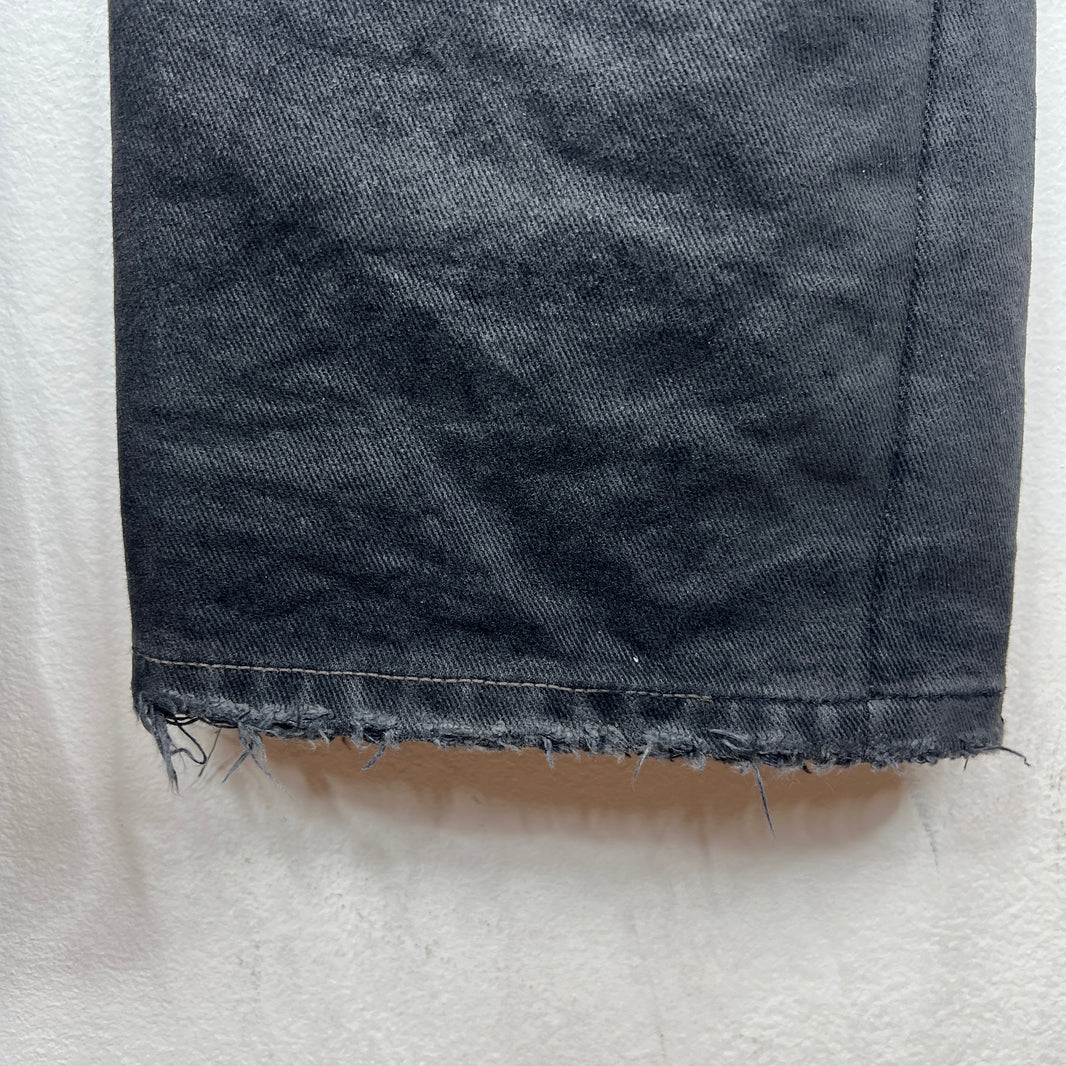 Balenciaga Sample Wax Coated Denim Jeans