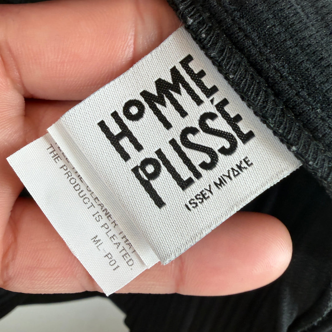 Issey Miyake Pleated Shirt Black