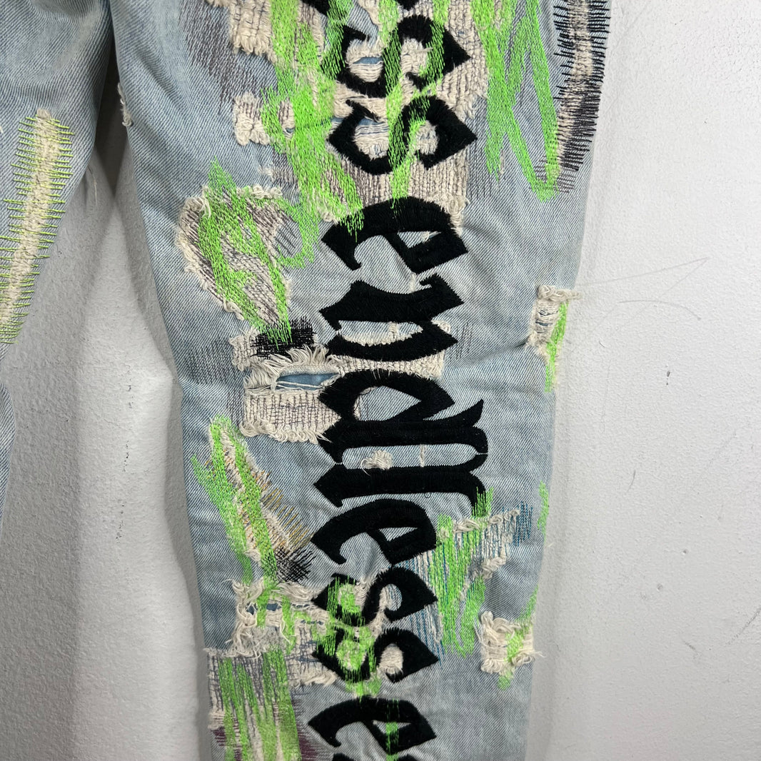 Endless Denim OG Embroidered Boro Jeans