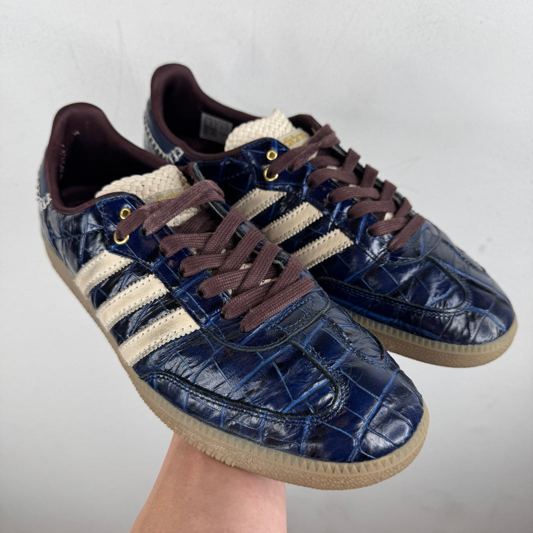 Wales Bonner Adidas Blue Croc Samba