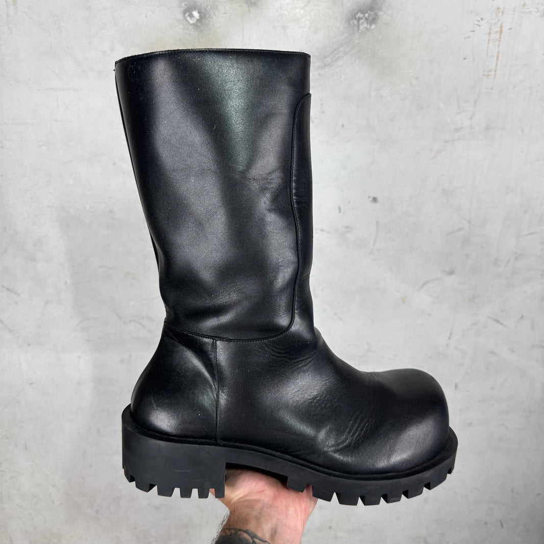 Balenciaga Leather Hummer Booties