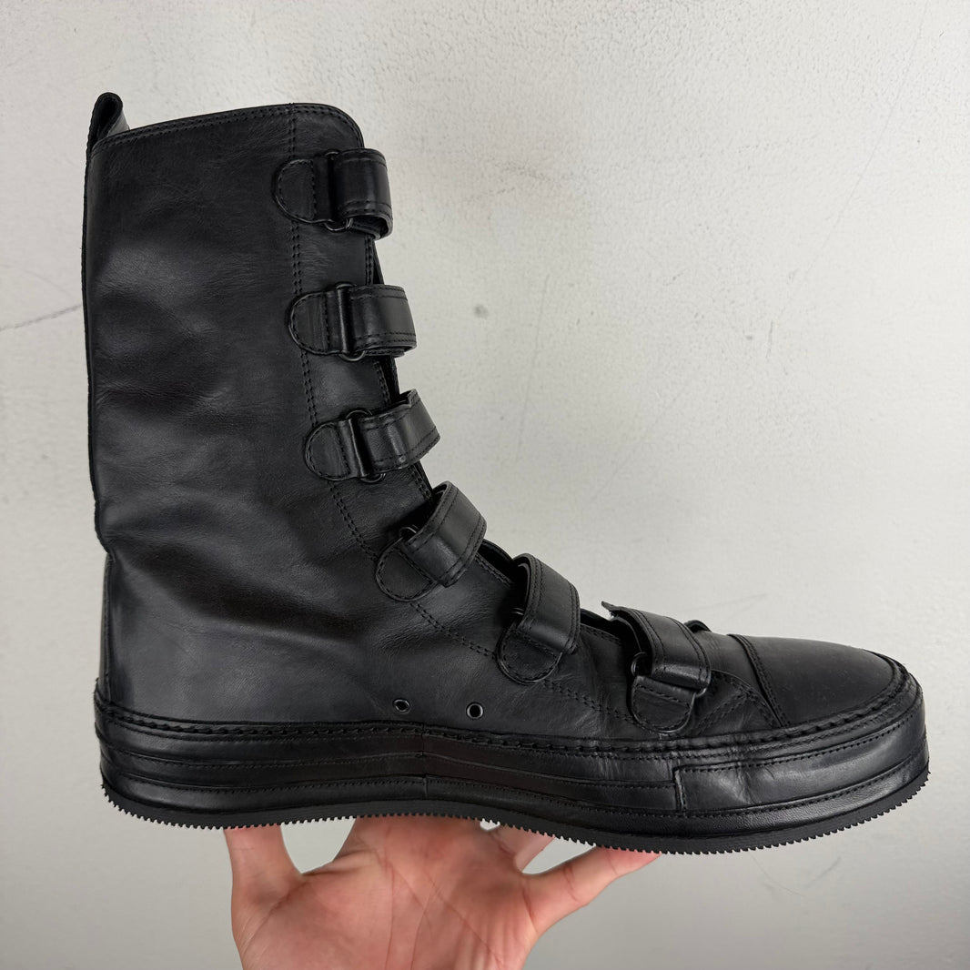 Ann Demeulemeester Multi Strap High-Top Sneakers