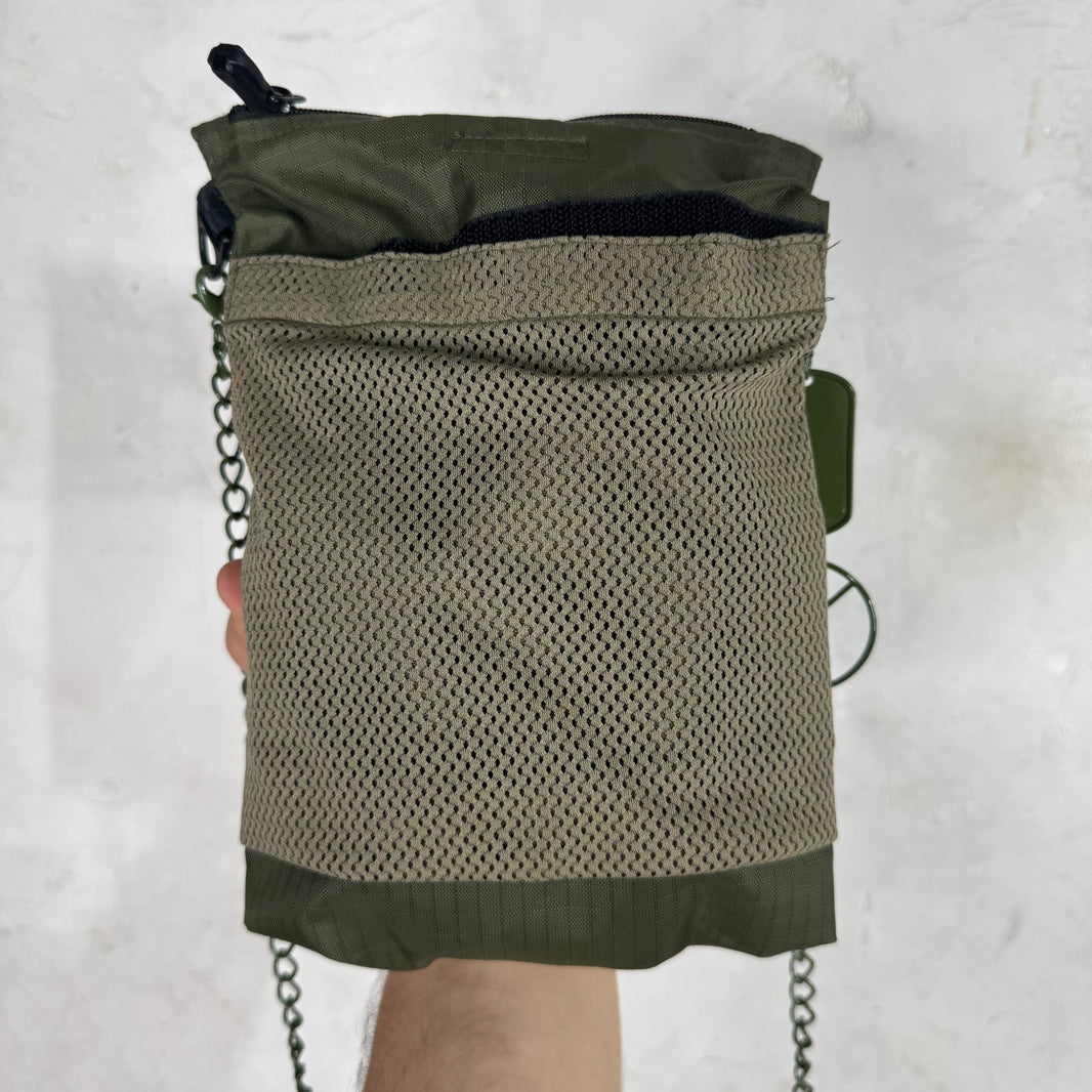 Kapital Multipocketed Chain Pouched Bag
