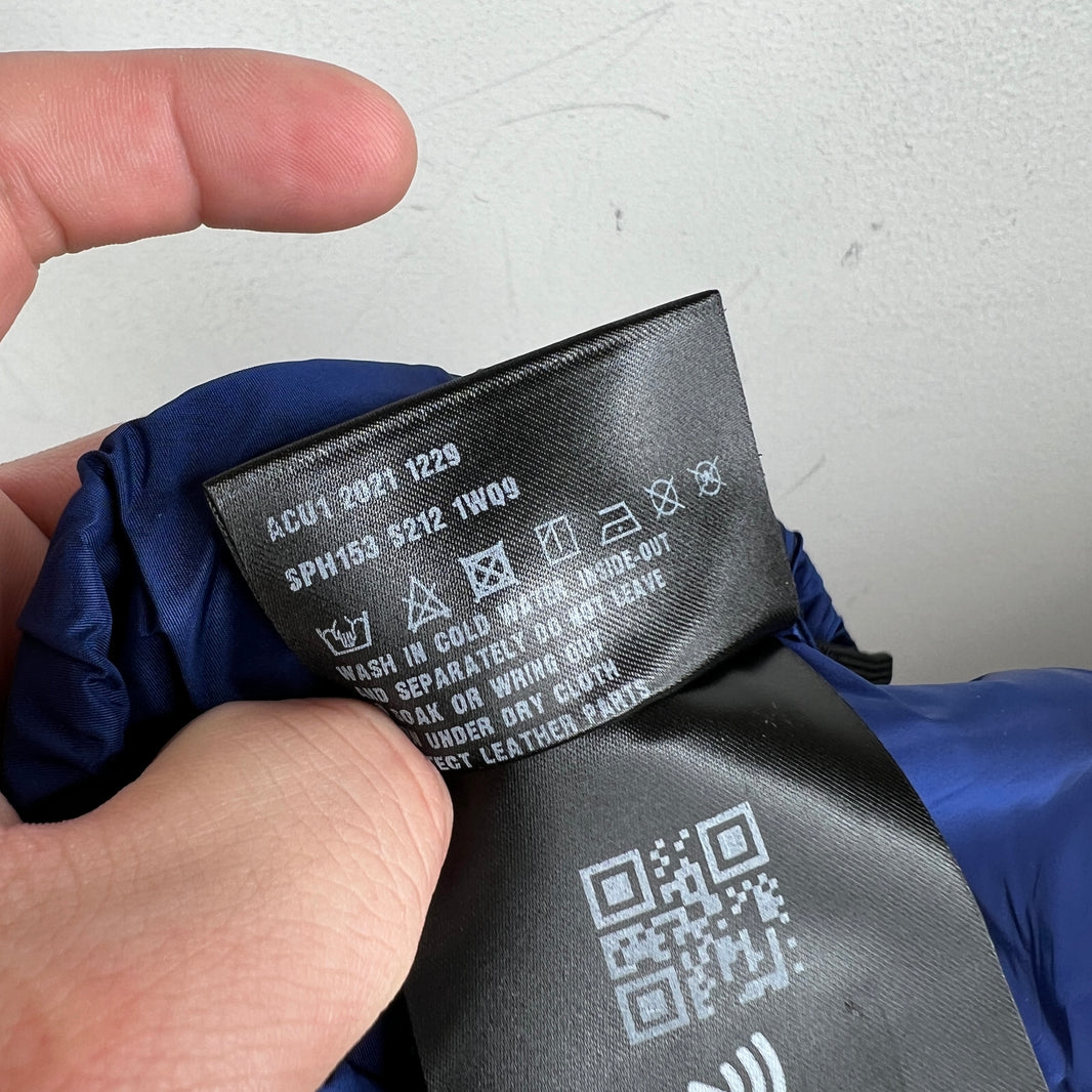 Prada Blue Triangle Patch Cargo Shorts