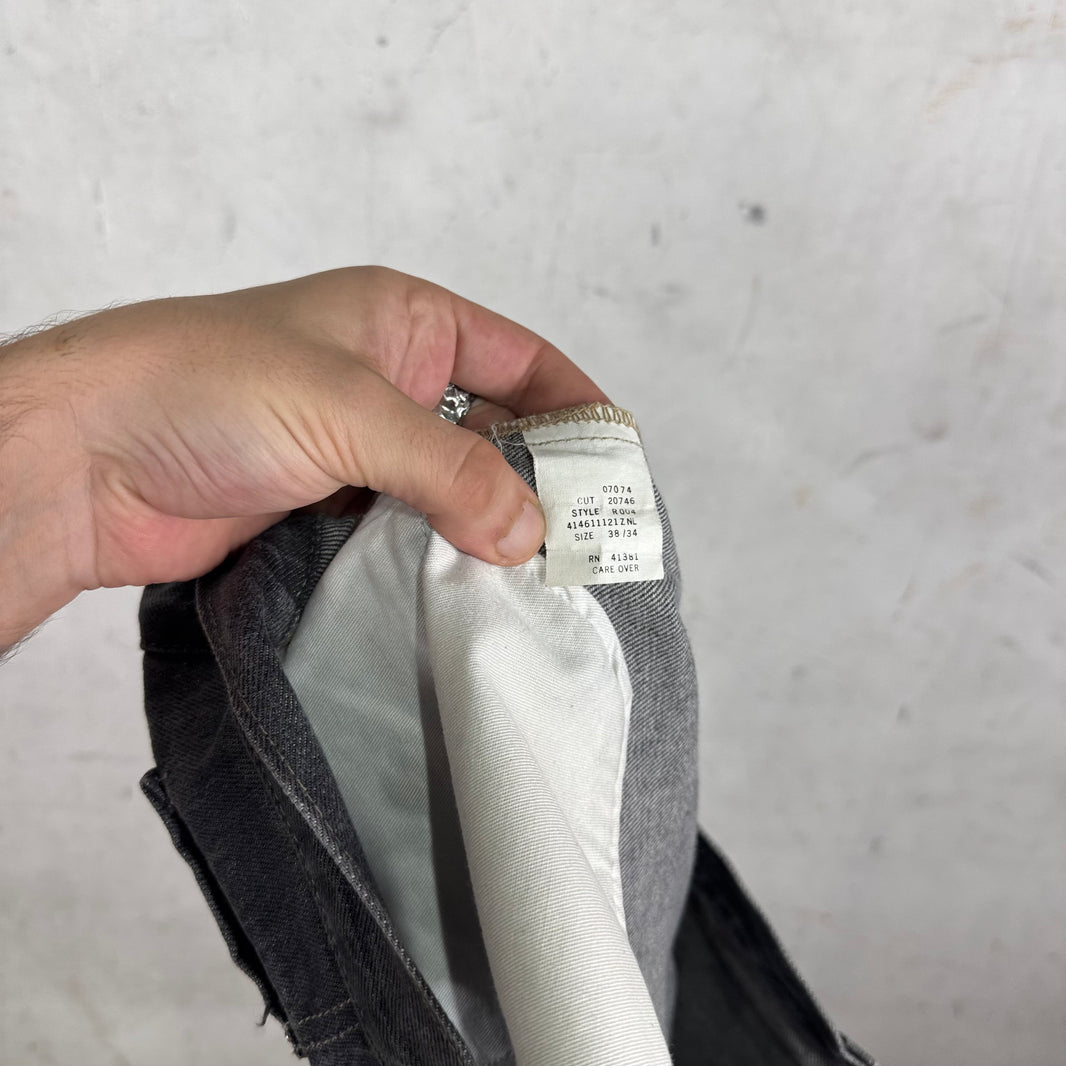 RRL Charcoal Loose Straight Jeans