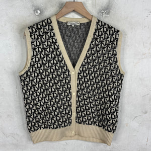 Dior Vintage Oblique Cardigan Vest