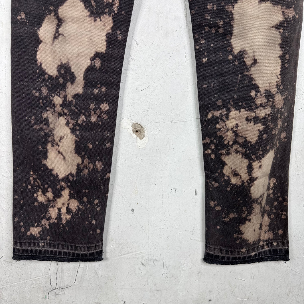 Gucci Bleached Splatter Jeans