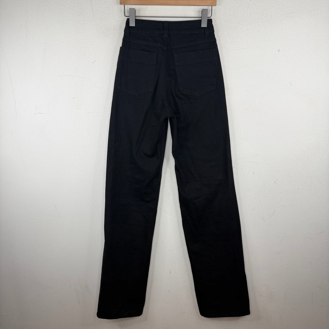 Lemaire Black Straight Leg Jeans