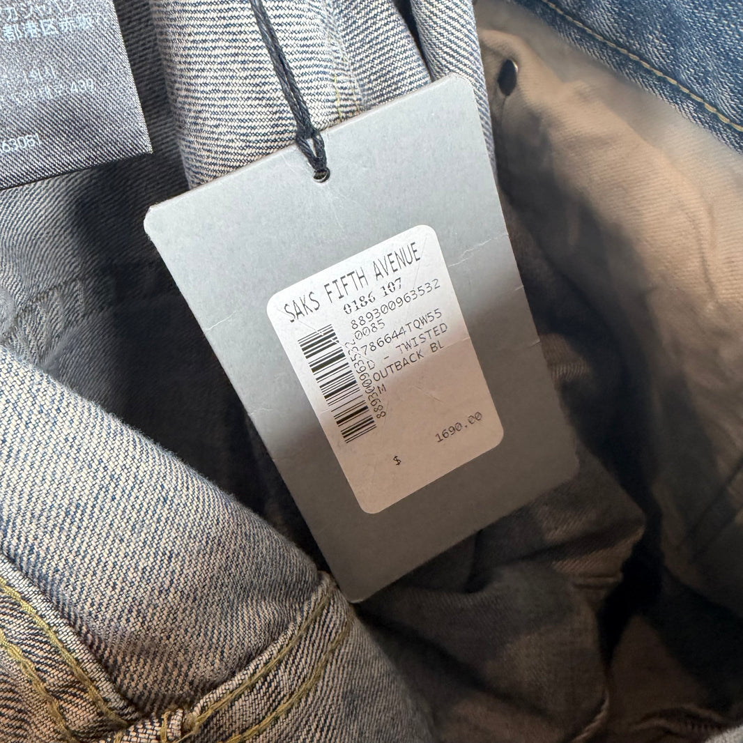 Balenciaga Twisted Seam Drawstring Baggy Pants