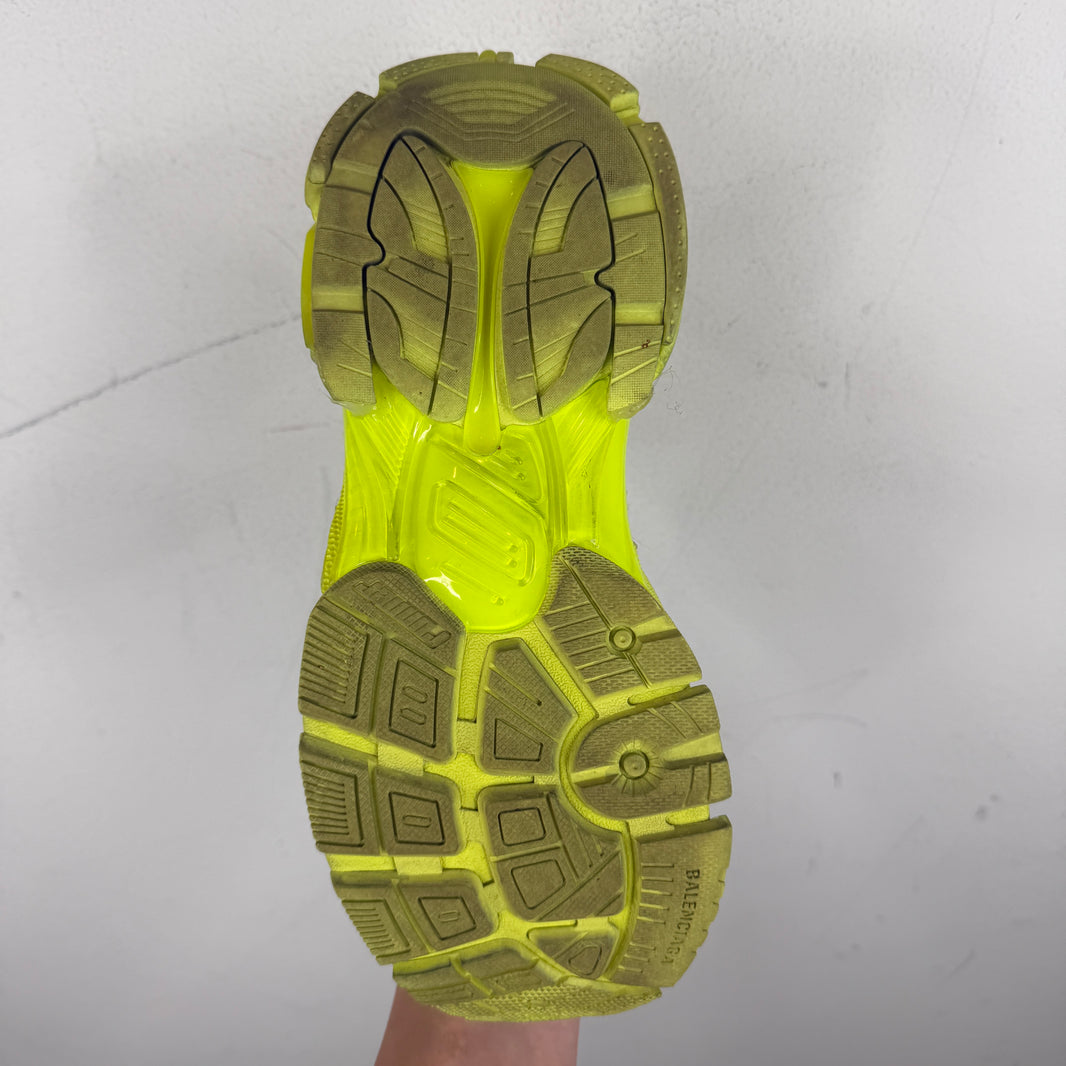 Balenciaga Neon Green Highlighter Runner Sneakers