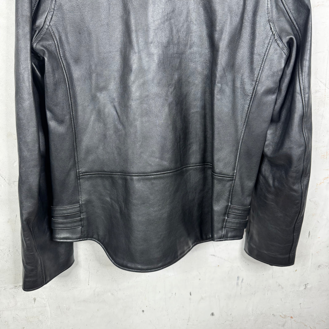 Undercover "We Make Noise" Leather Perfecto Jacket