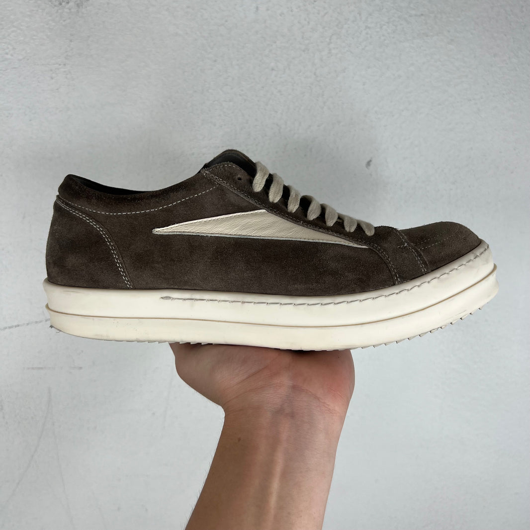 Rick Owens Brown Suede Vans Sneakers