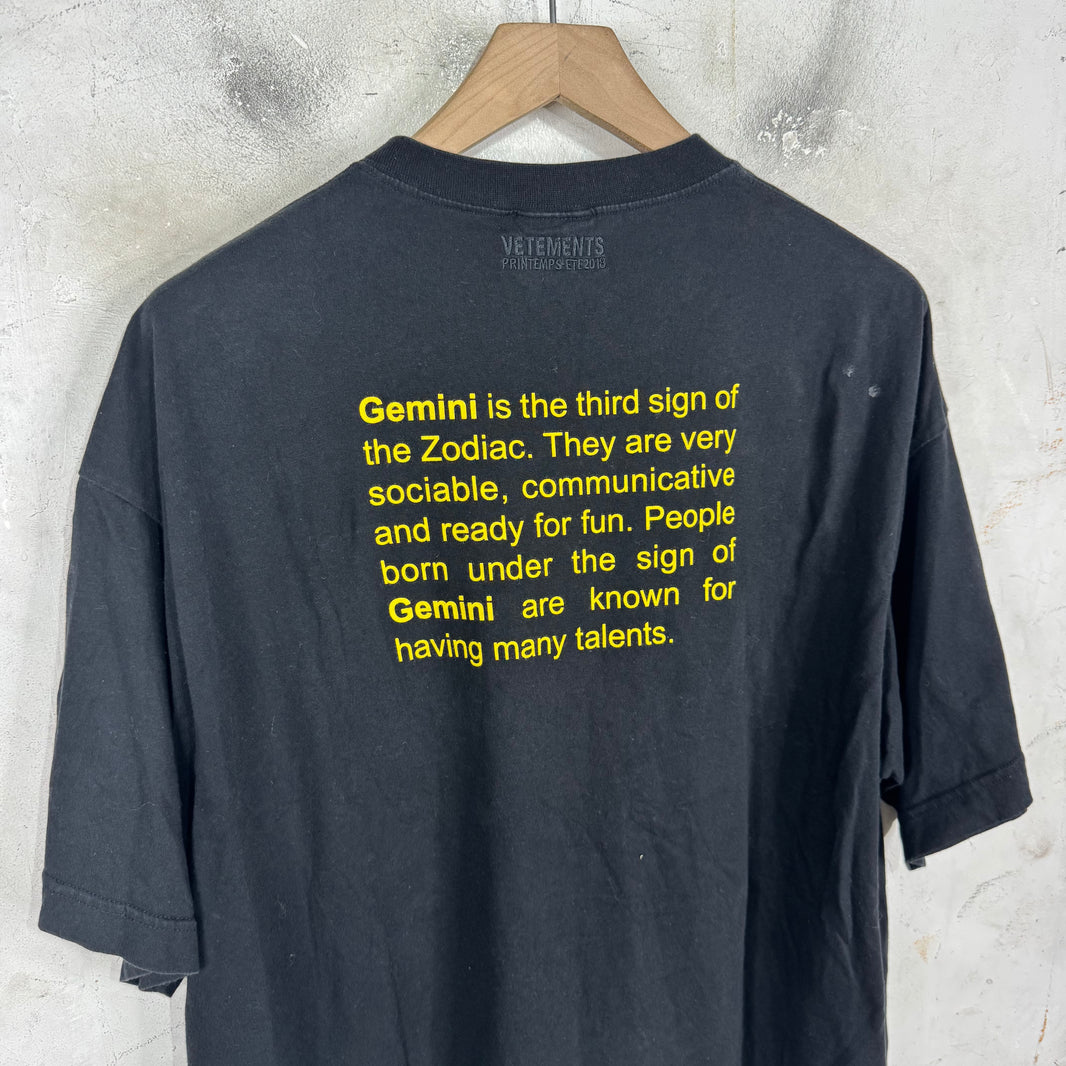 Vetements Gemini T-Shirt
