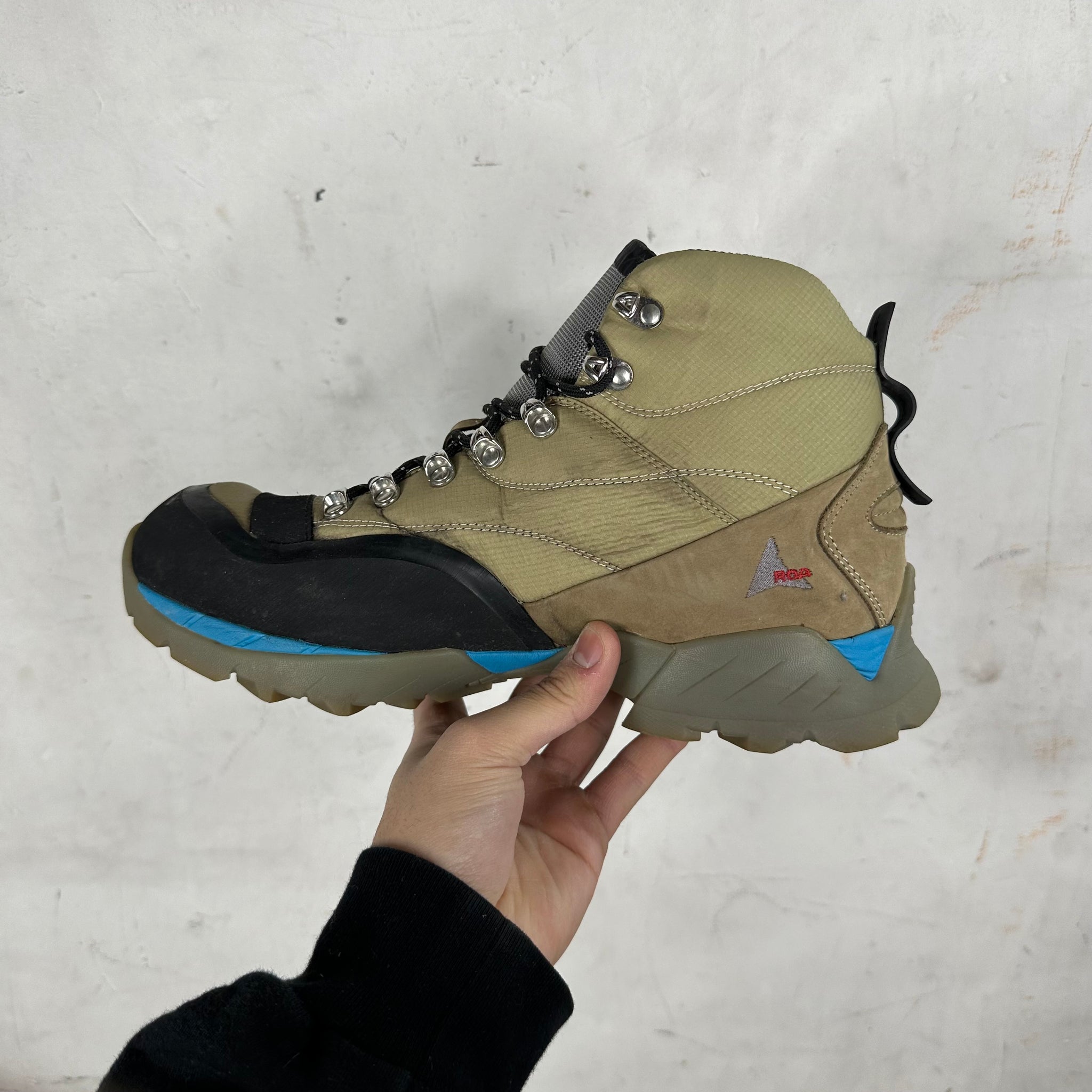 ROA Olive Nylon Hiking Boots