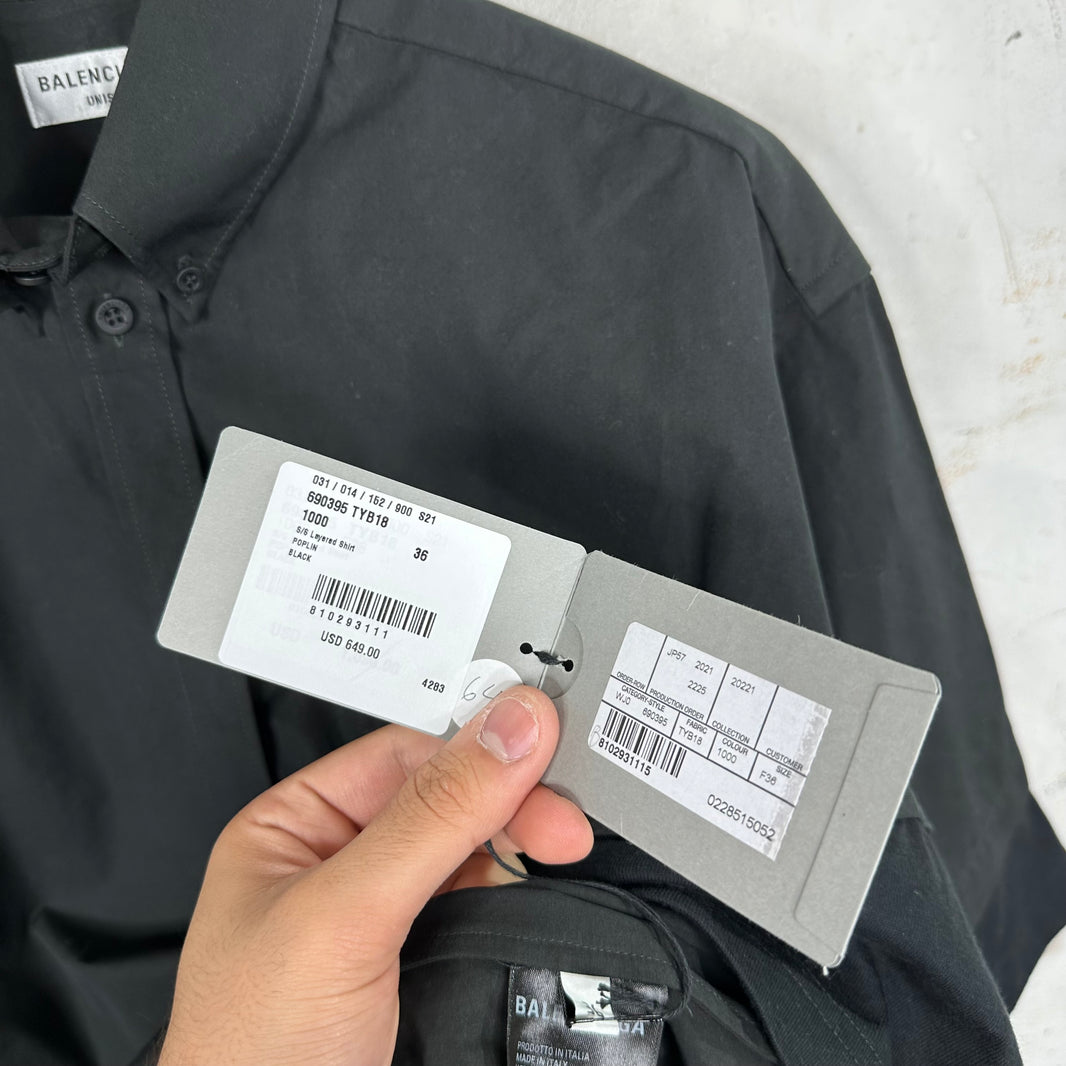 Balenciaga BB Layered S/S Shirt