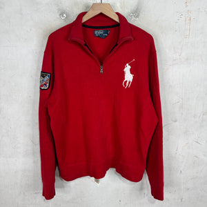 Ralph Lauren Big Pony Ski Patch 1/4 Zip Sweatshirt