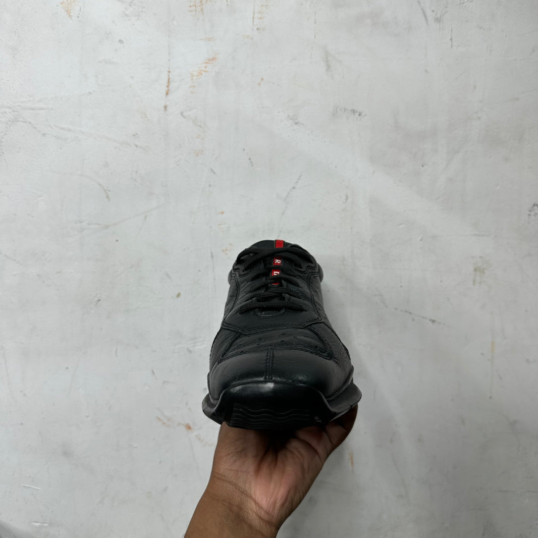 Prada Calzature Leather Trainer