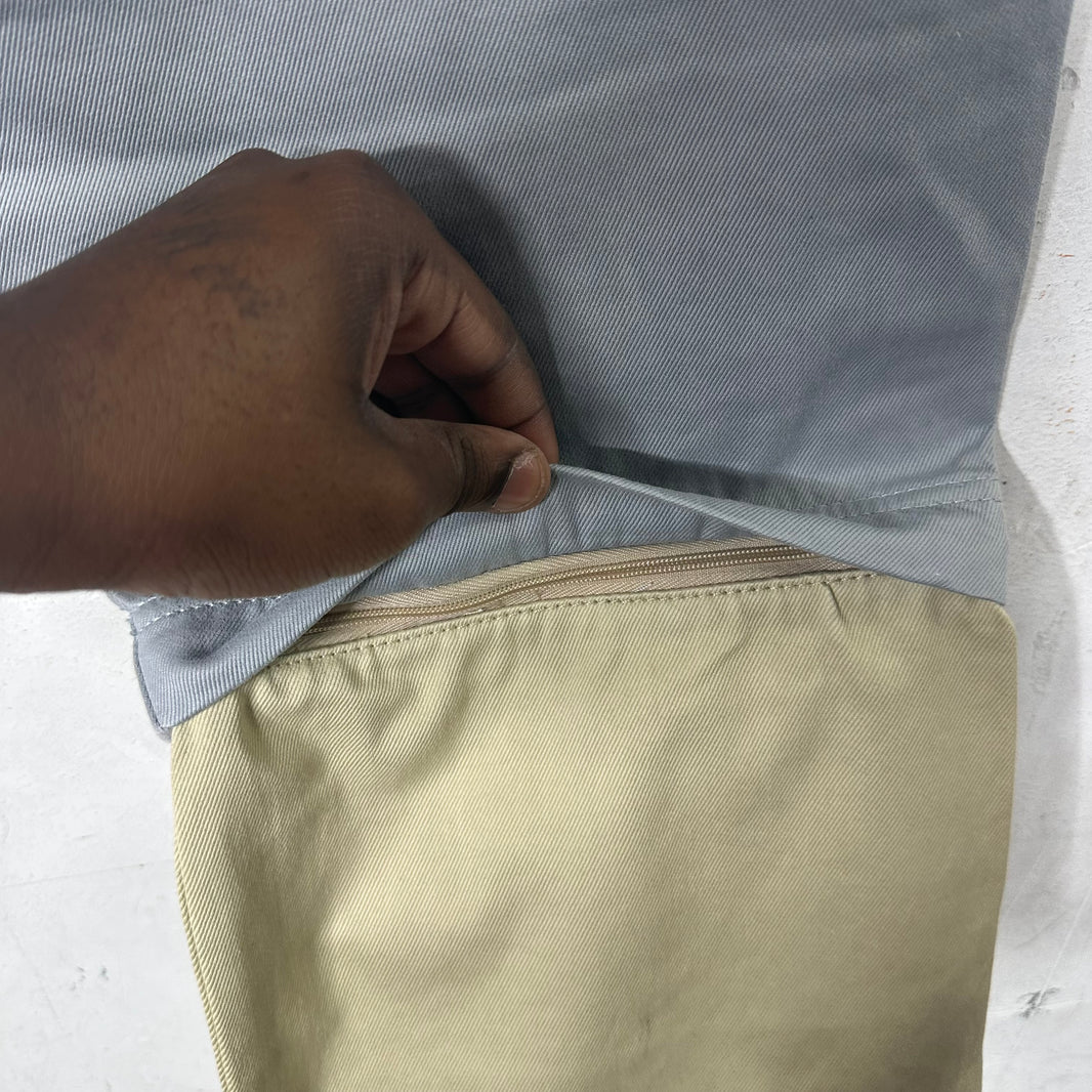 Balenciaga Convertible Blue Khaki Pants