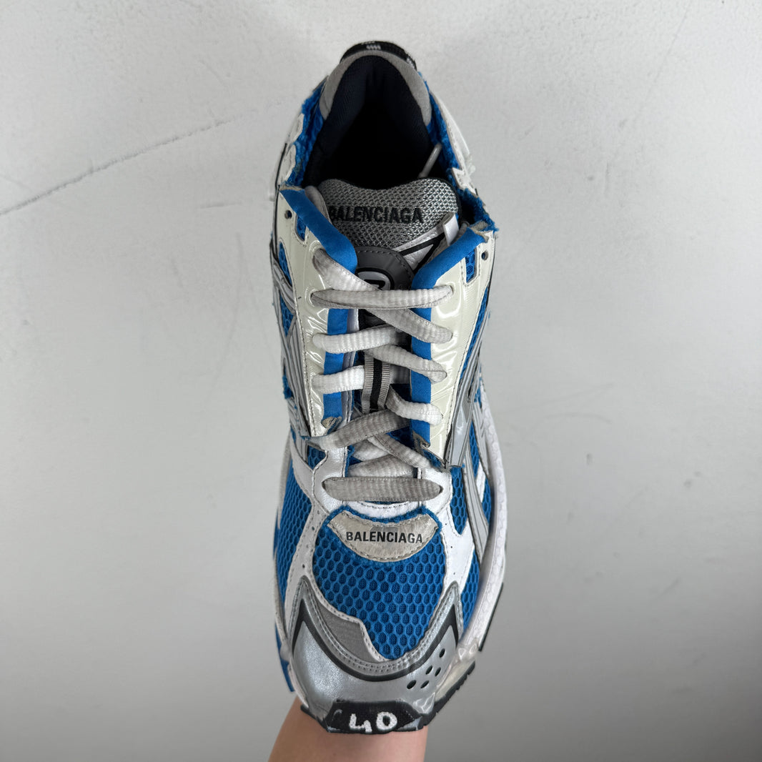 Balenciaga Blue/White Runner Sneakers