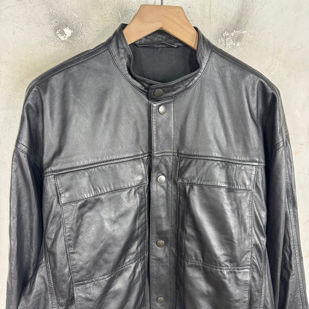 Lemaire Leather Golf Jacket