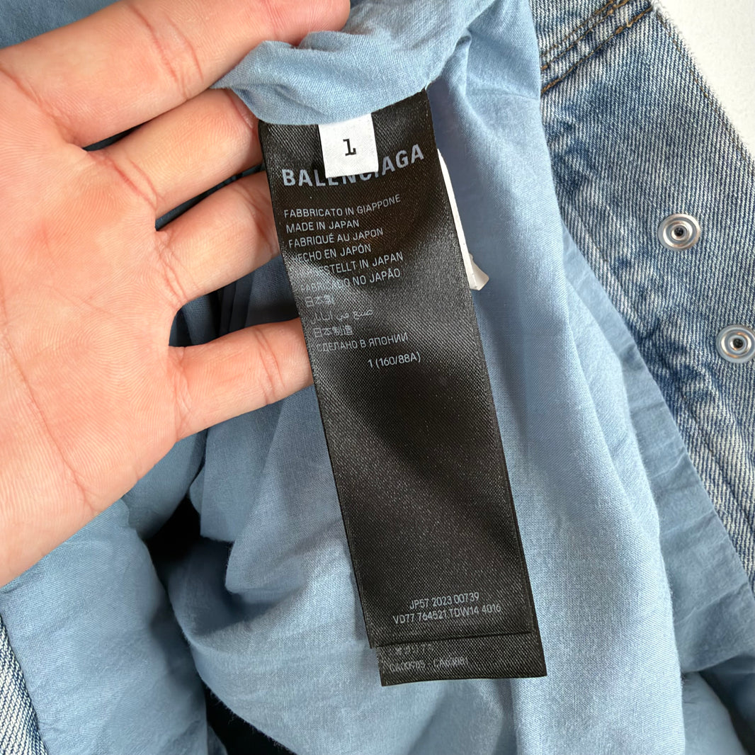Balenciaga Cagole Denim Jacket